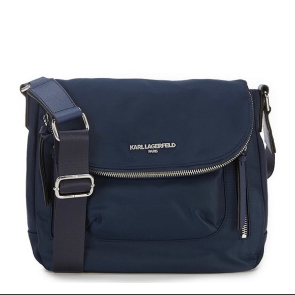 Karl Lagerfeld Bags Nwot Karl Lagerfeld Paris Cara Nylon Navy Blue